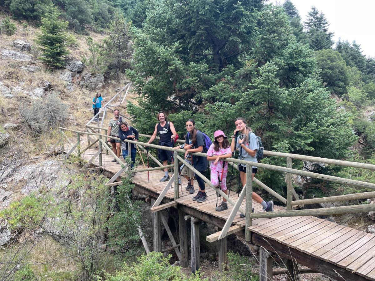 Chalet In The Forest Kalavryta Bagian luar foto