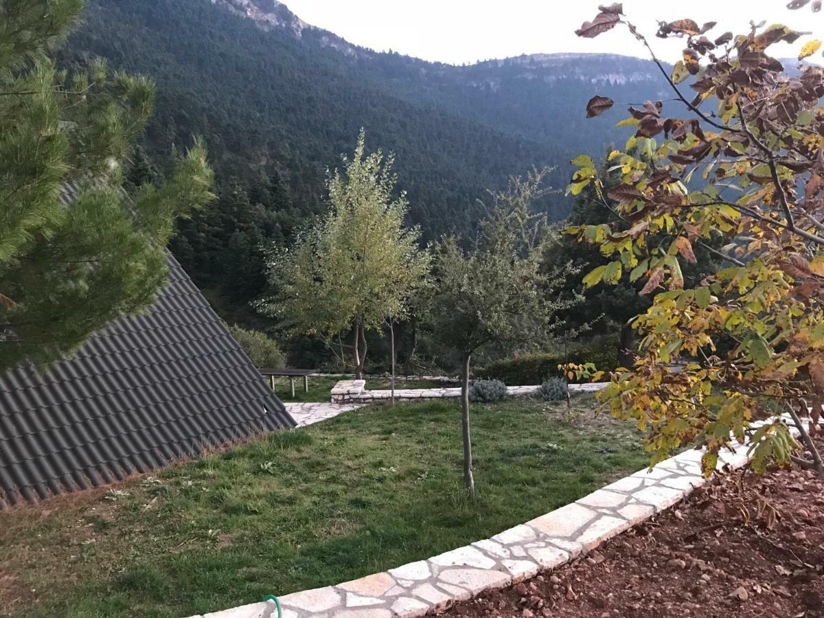 Chalet In The Forest Kalavryta Bagian luar foto