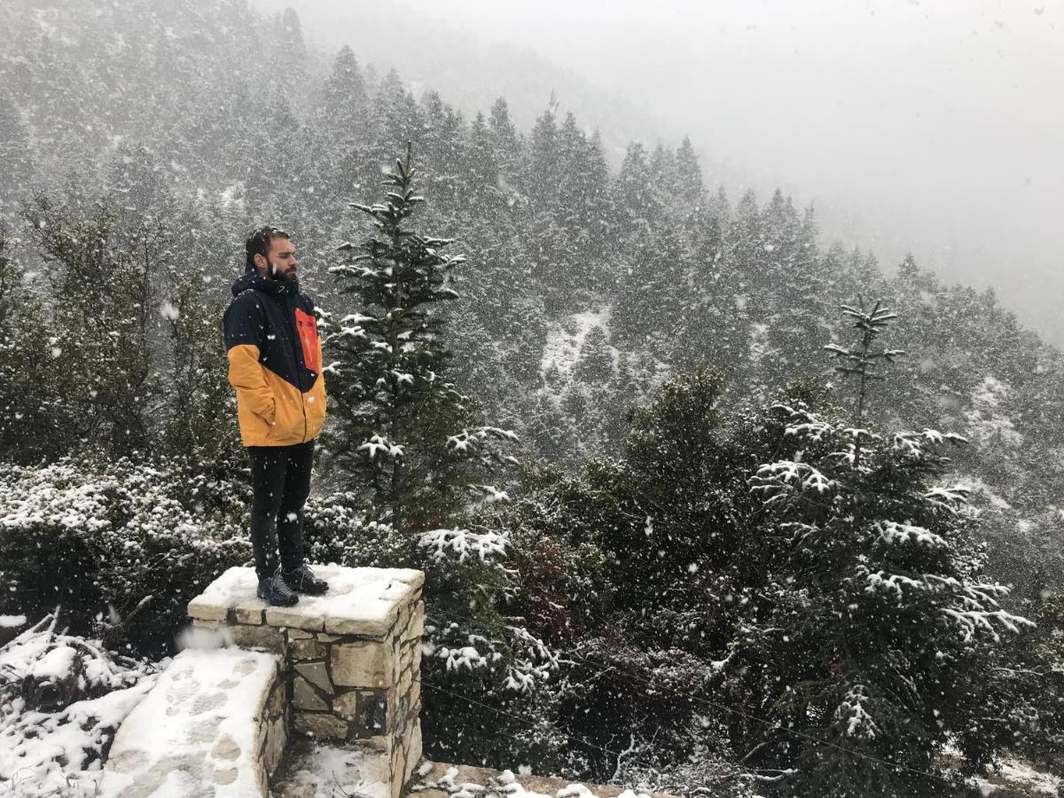 Chalet In The Forest Kalavryta Bagian luar foto